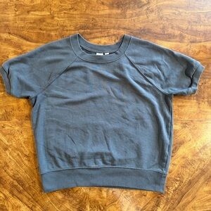 GAP Grey Short Sleeve Sweatshirt